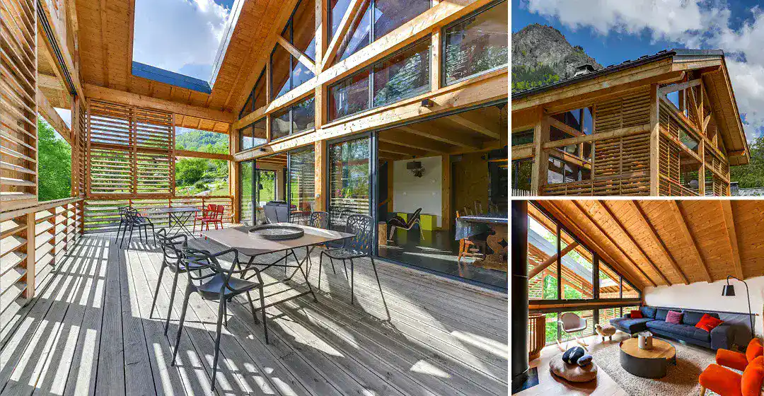 Chalet ToutBlanc - Vue panoramique salon