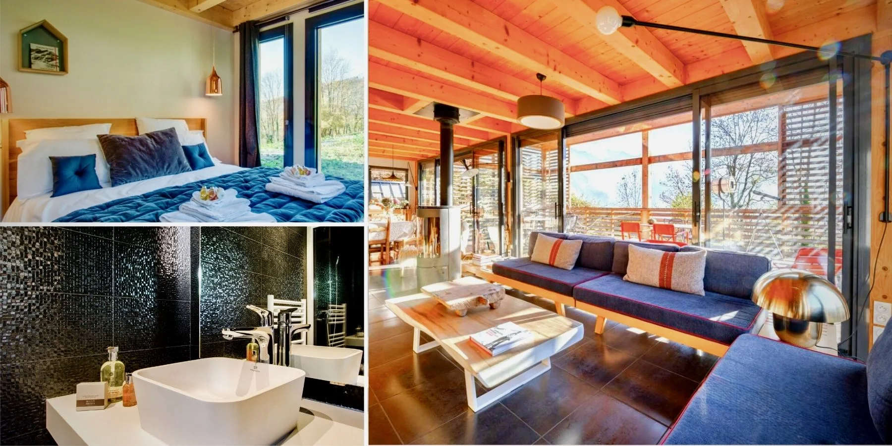 Intérieur chalet luxe Chamonix - Salon design