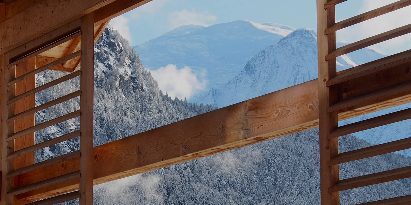 Chalet ToutBlanc - Terrasse hiver